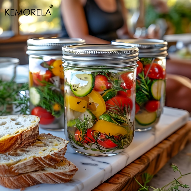 KEMORELA Mason pots 350ML avec - Salad Dressing Bottle avis et prix