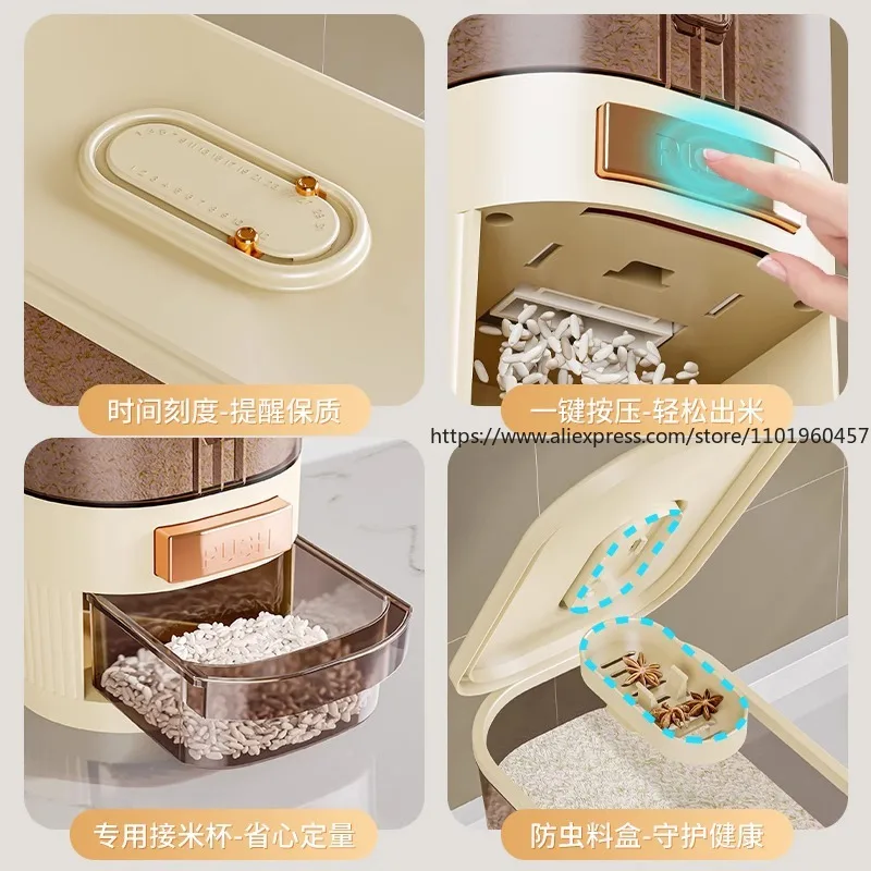 Conteneur de stockage de riz d - Food Storage Acrylic Containers avis et prix