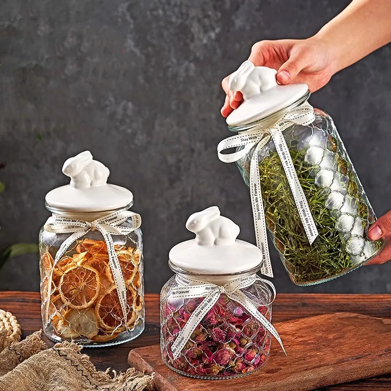 Bocal en verre transparent her - Food Storage Acrylic Containers avis et prix
