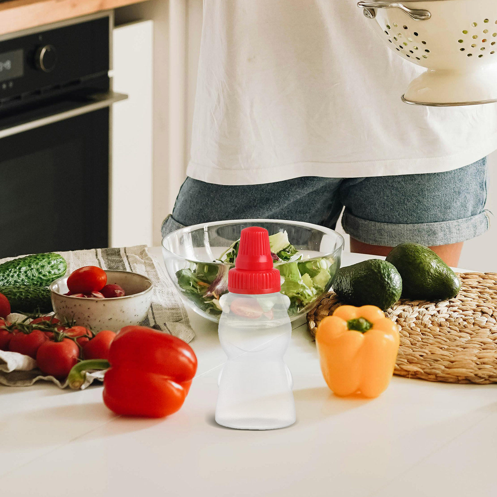 Lot de 8 mini-bouteilles à con - Salad Dressing Bottle avis et prix