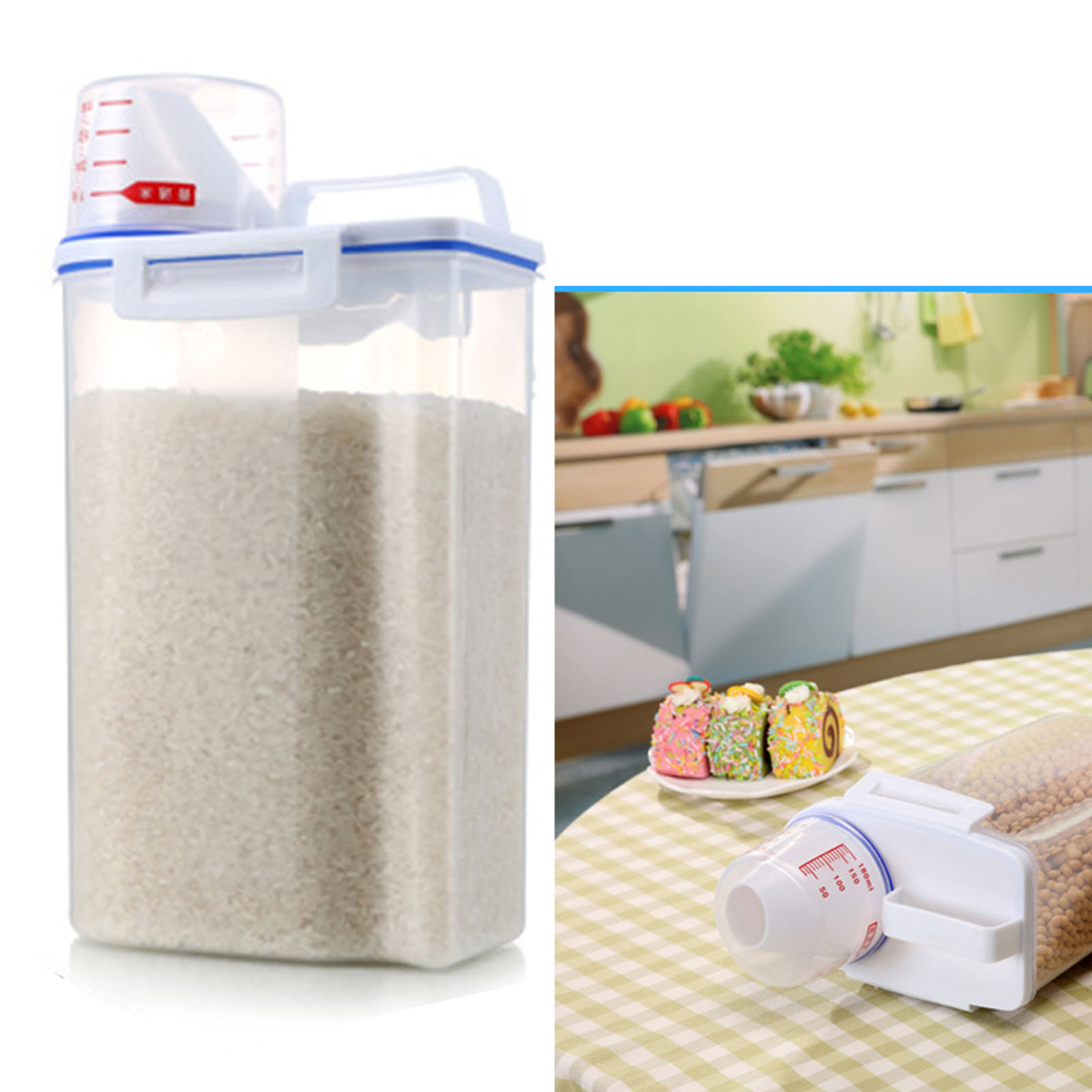 Conteneur à céréales, baril de - Food Storage Acrylic Containers avis et prix
