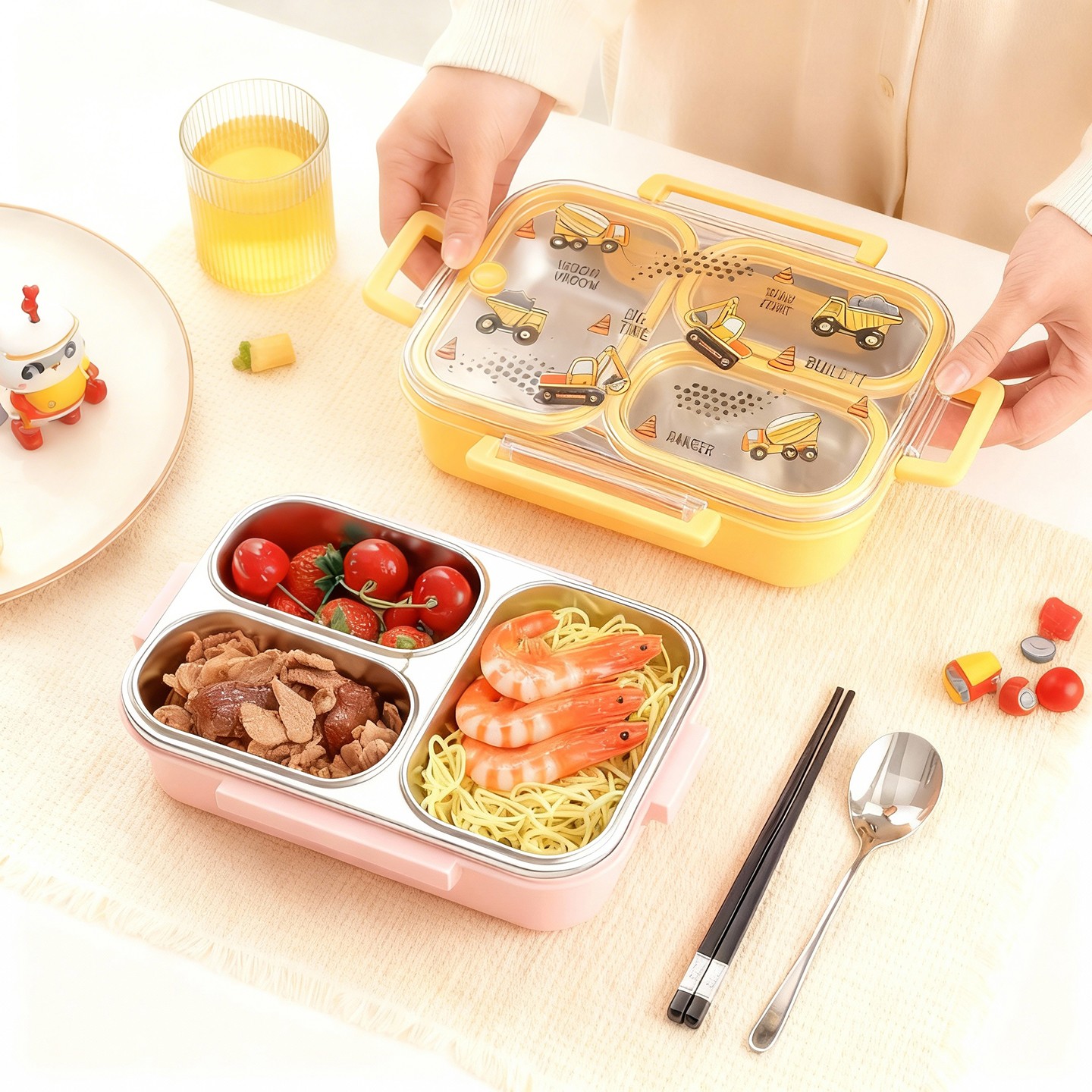 Boîte à lunch pour enfants de  - Food Storage Dividers avis et prix